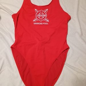 Stranger things life guard Bathing suit